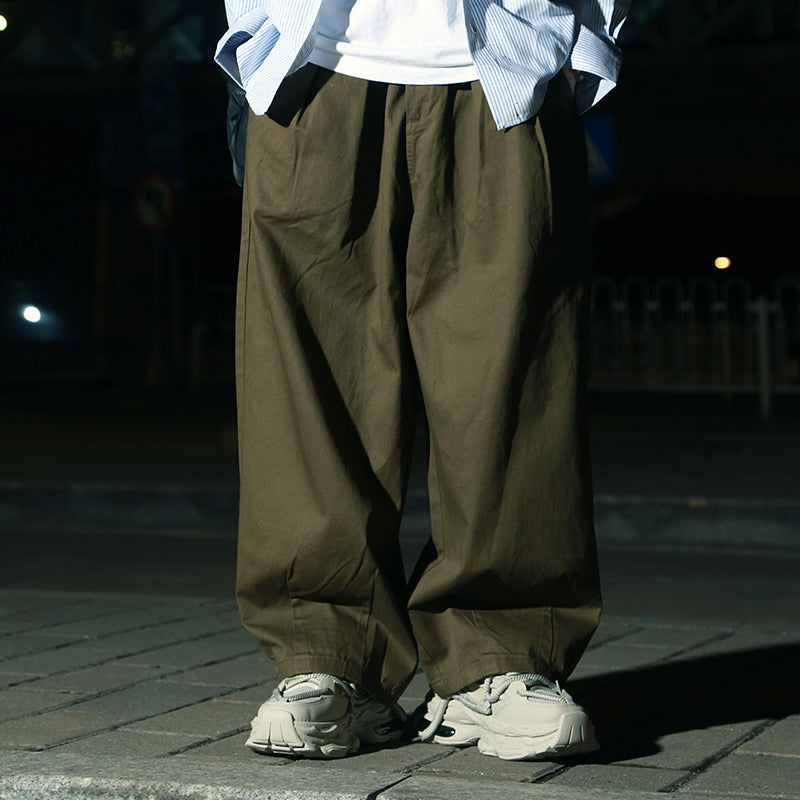 Japanische Weite Hosen mit weitem Bein