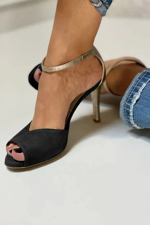 FIORENZA | ELEGANTE SANDALE MIT METALLRIEMEN