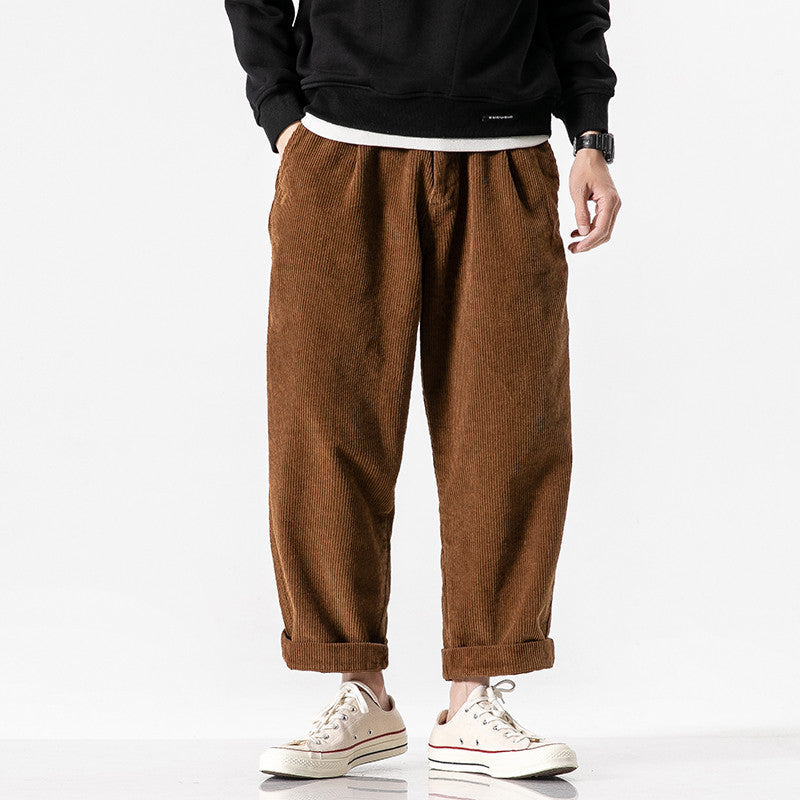 Cord-Hose mit weitem Bein