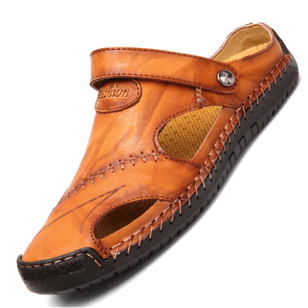 Charles - Orthopädische Ledersandalen