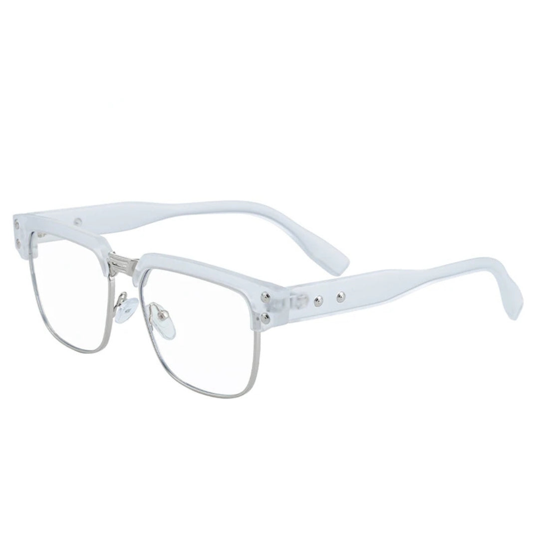 Cody – Steampunk-Sonnenbrille mit polarisierten Gläsern und eckigem Rahmen
