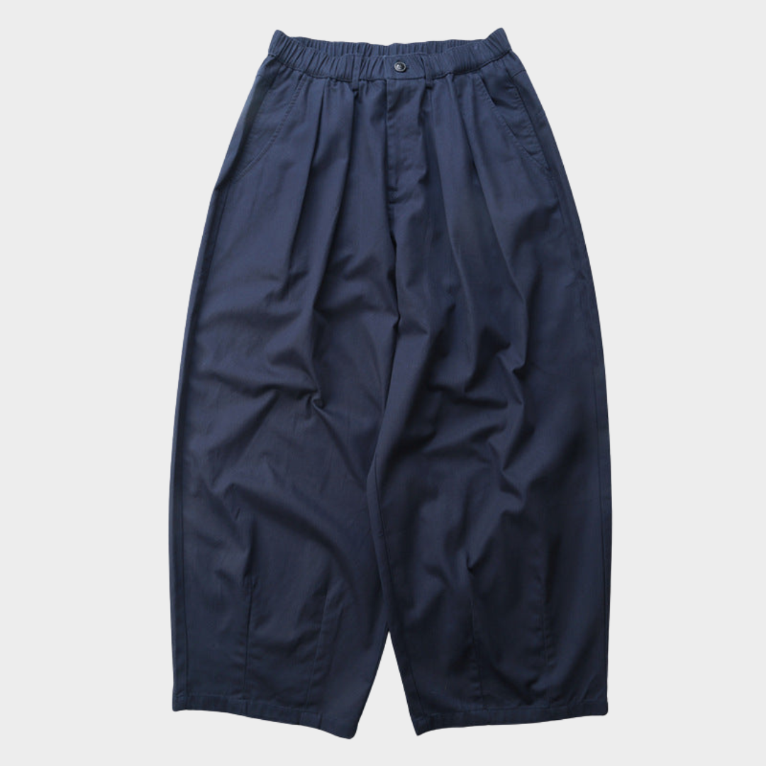 Japanische Weite Hosen mit weitem Bein