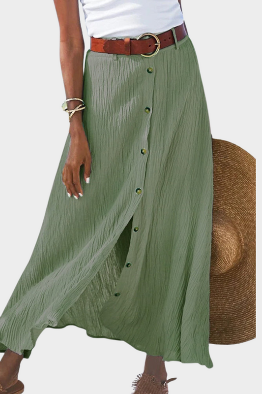 Mary - Fließender geknöpfter Rock