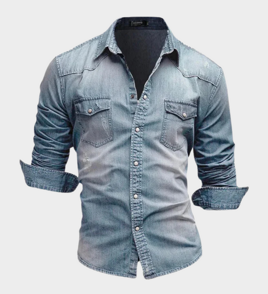 Lex - Modernes Jeanshemd