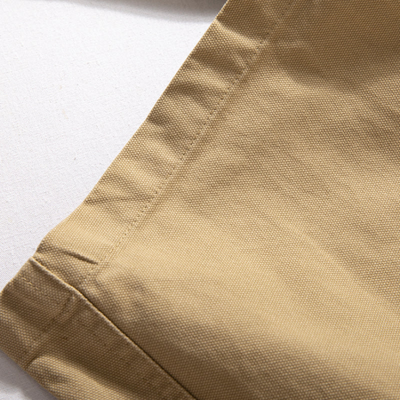 Machete Baumwollhose mit weitem Bein und lockerem Schnitt