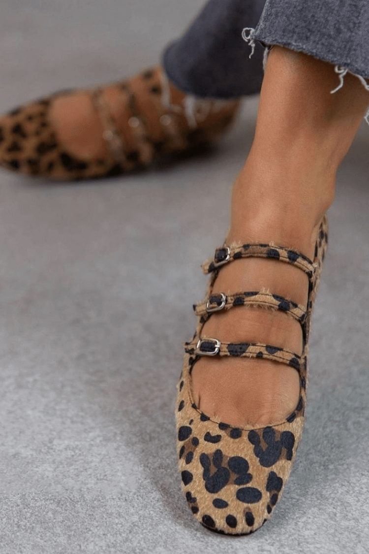 BRUNA | BALLERINAS IM ANIMALIER-STIL