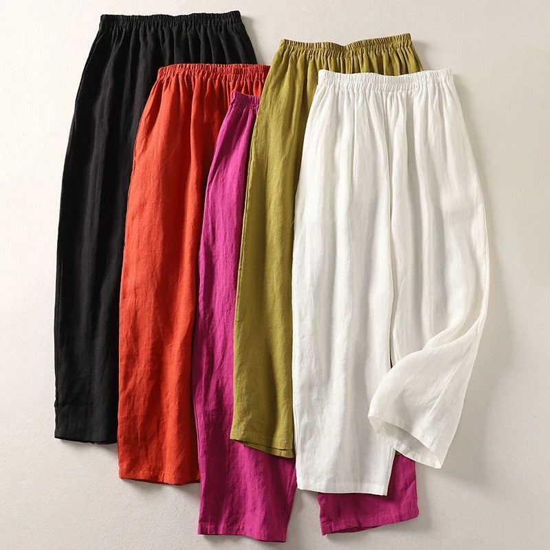 ALISA - BEQUEME LEINENHOSE