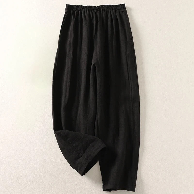 ALISA - BEQUEME LEINENHOSE