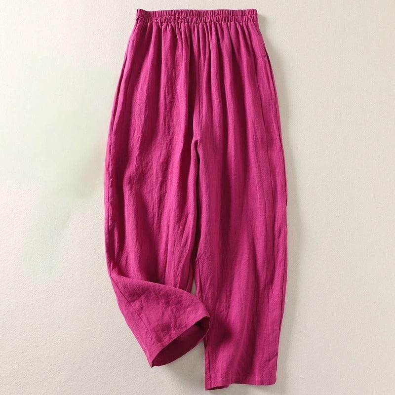 ALISA - BEQUEME LEINENHOSE