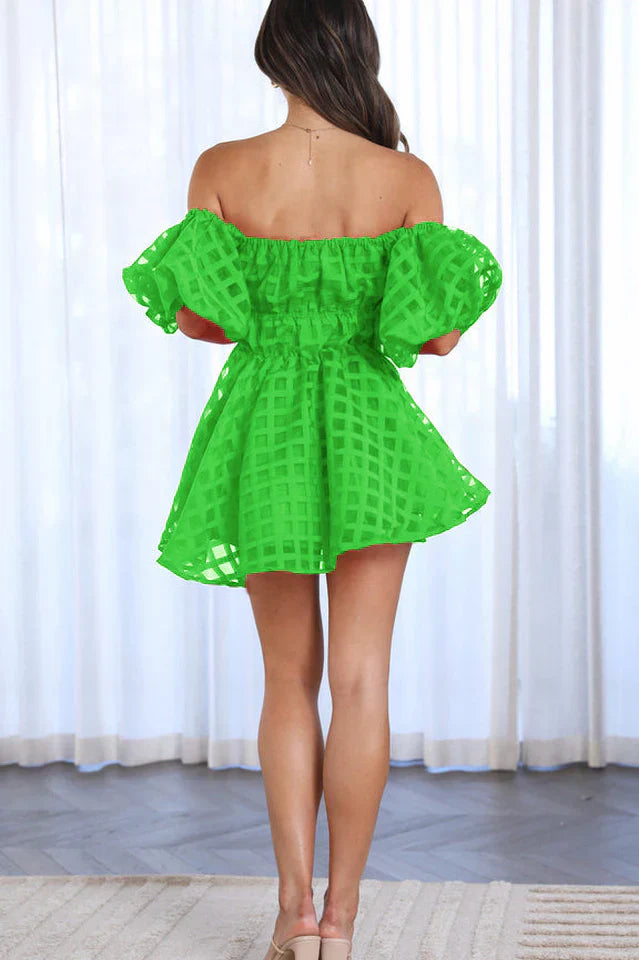 Evie - Minikleid mit Puffärmeln
