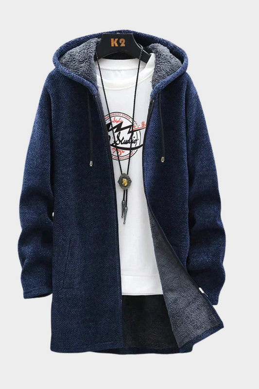 Marcel - Warme Strickjacke mit Reißverschluss
