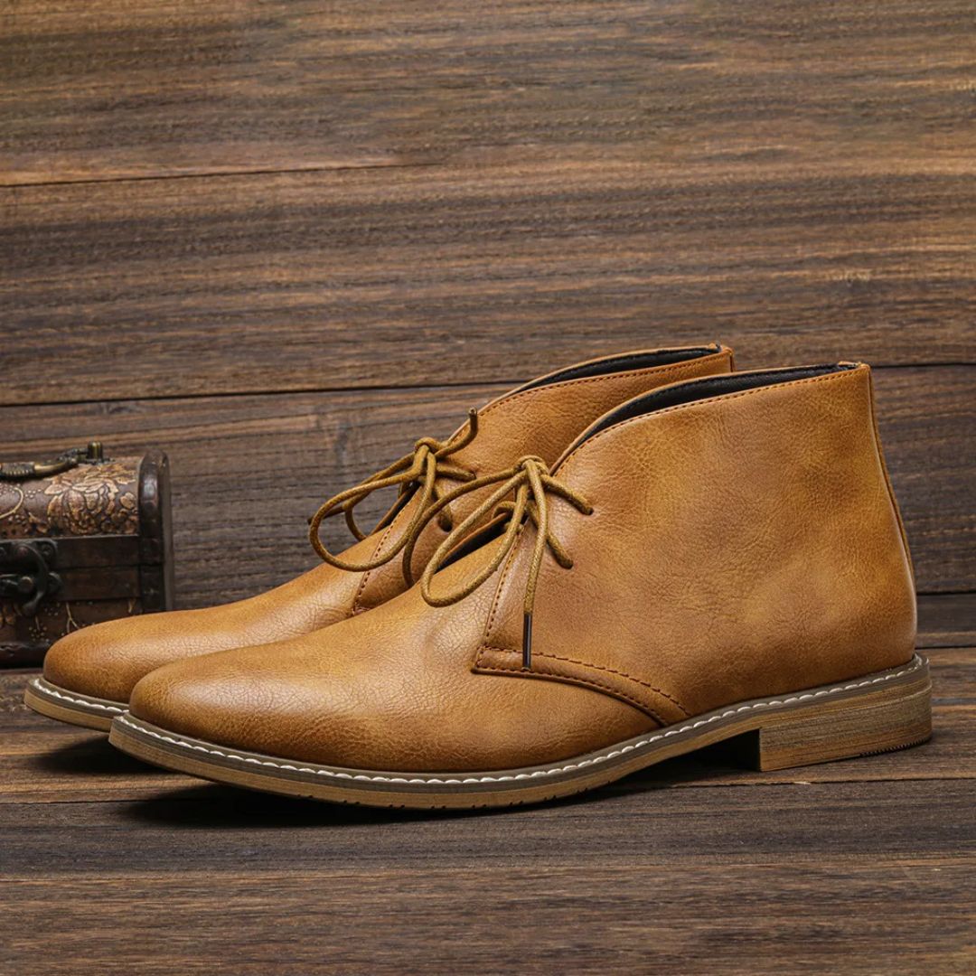Henry - chukka boots i läder