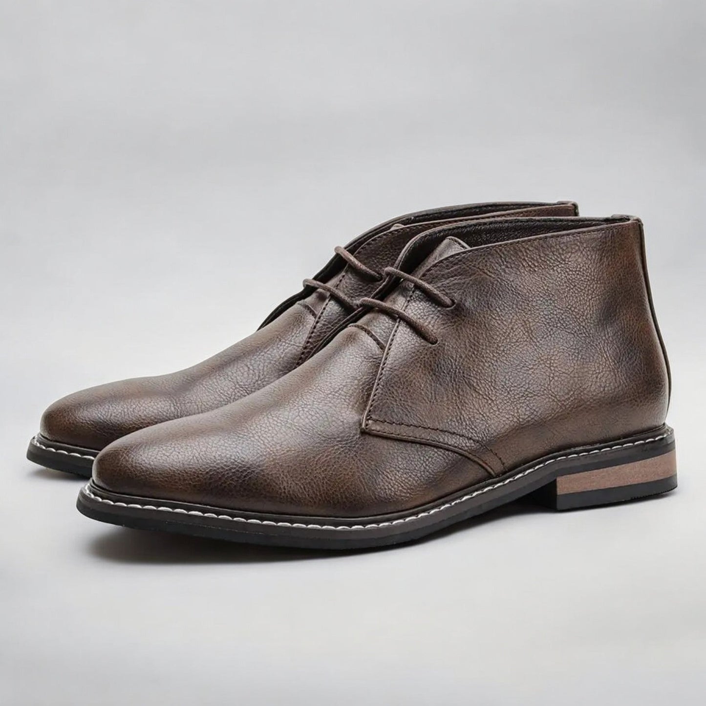 Henry - chukka boots i läder