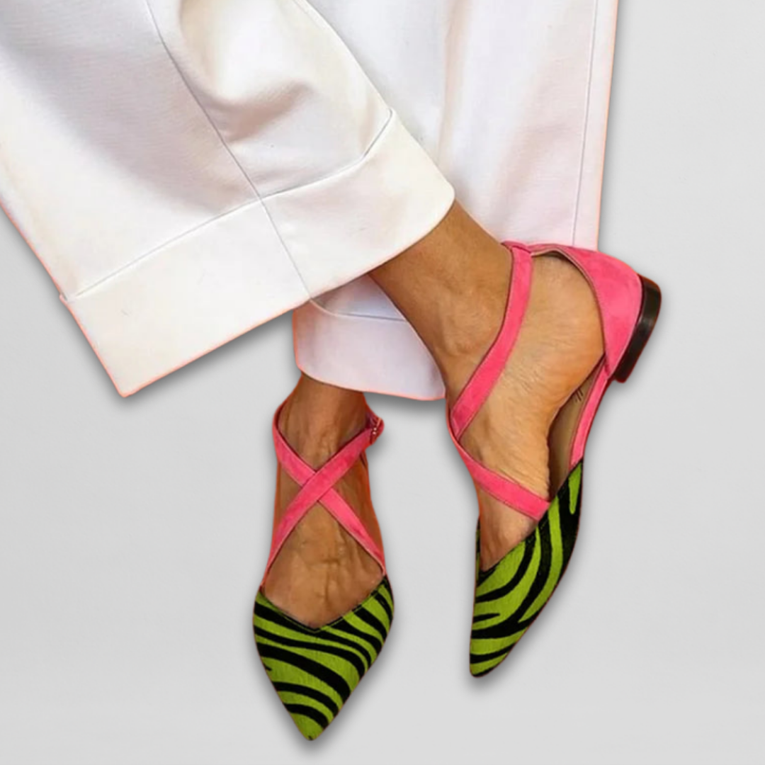Judith | Elegante Ballerinas mit raffinierten Bändern