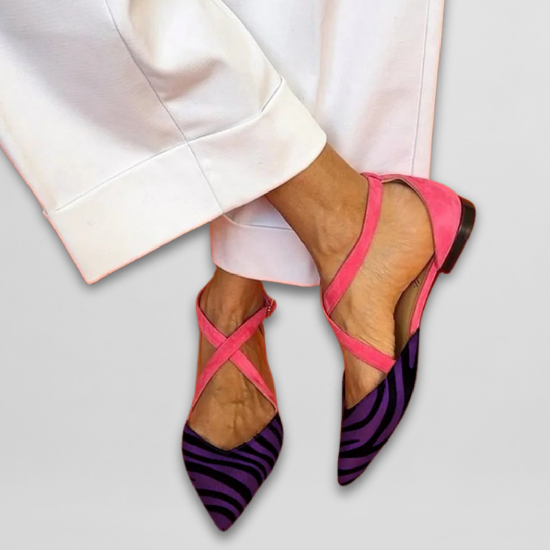 Judith | Elegante Ballerinas mit raffinierten Bändern