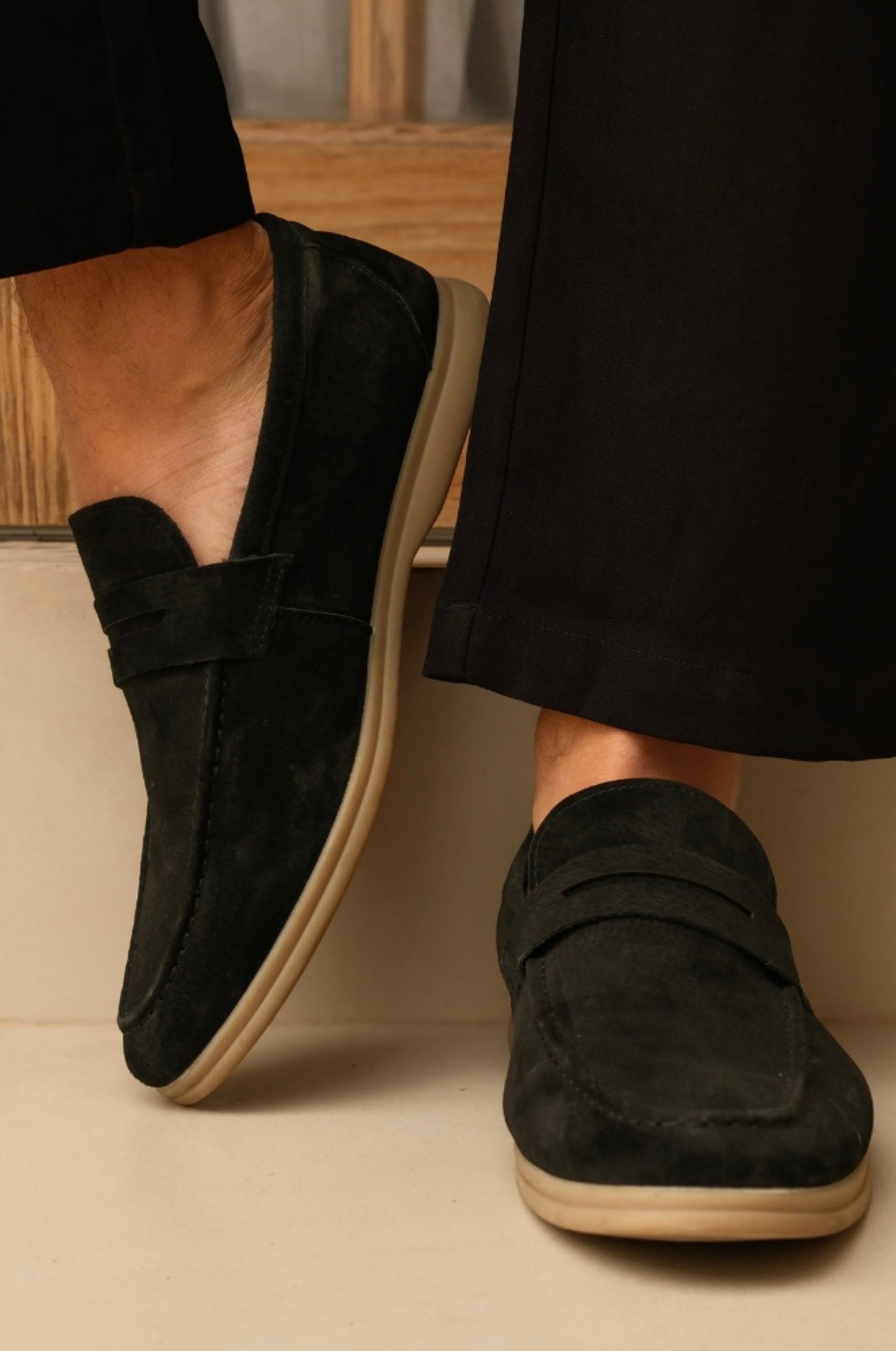 Loafer aus Wildleder