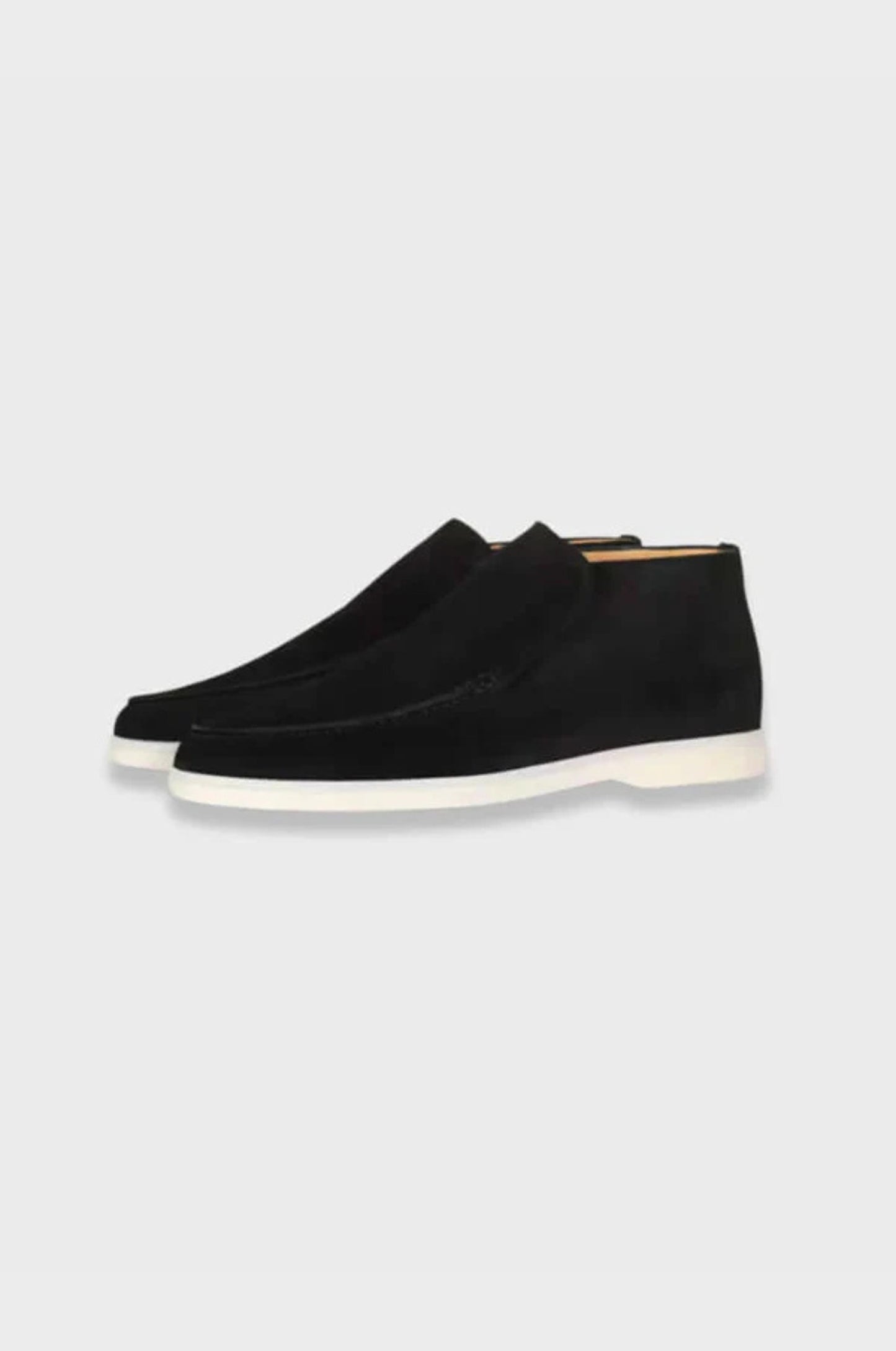 Hohe Leder-Loafer