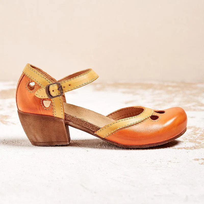 Celda - Bequeme Sandalen mit niedrigen Absätzen