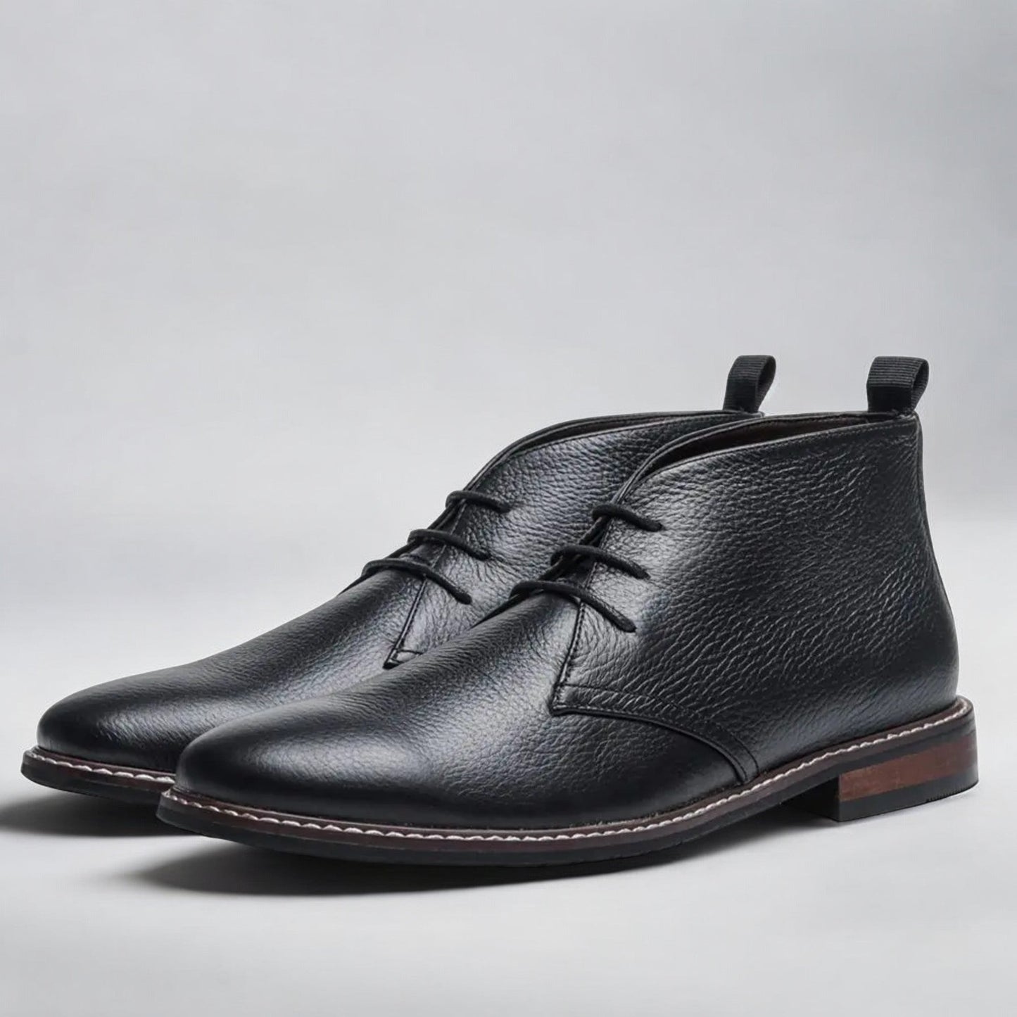 Henry - chukka boots i läder