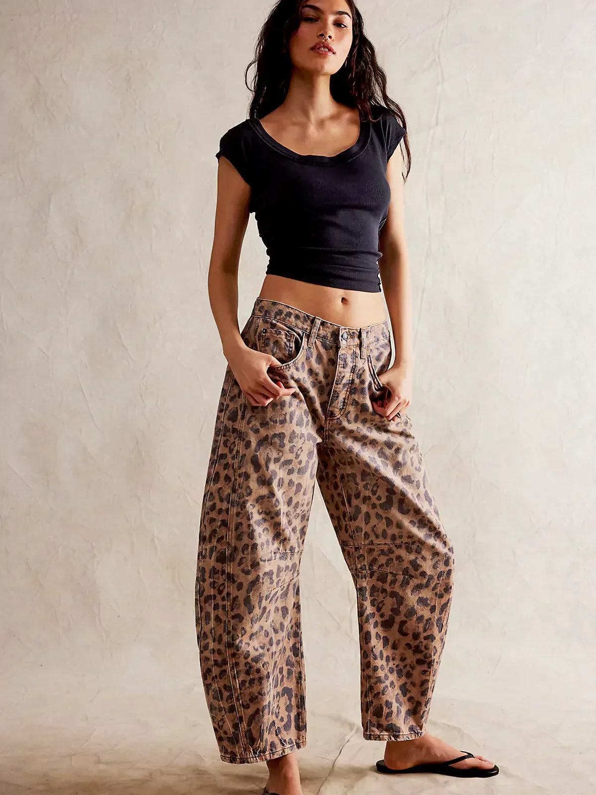 EDITH - BEQUEME LEOPARDENHOSE