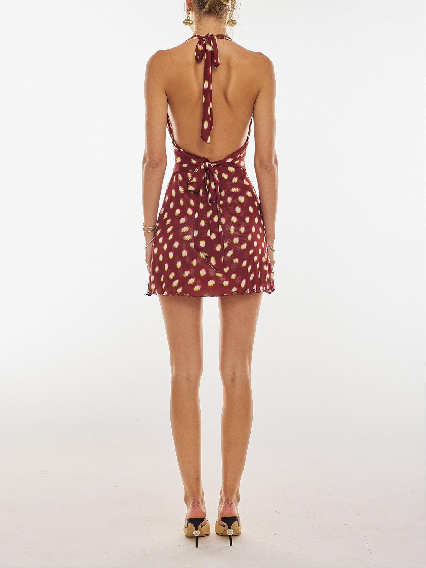Sophie - gepunktetes Minikleid