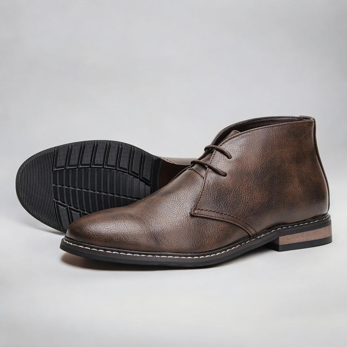 Henry - chukka boots i läder