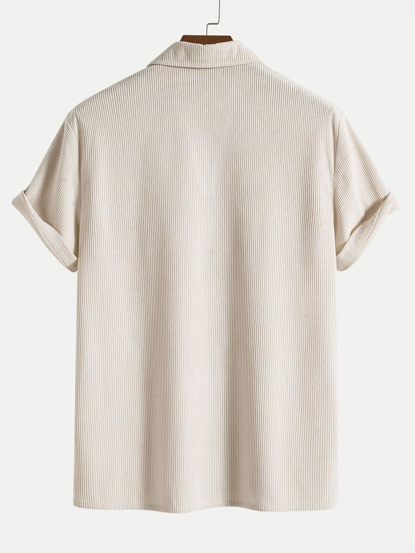 Kurzärmeliges Polohemd aus Cord