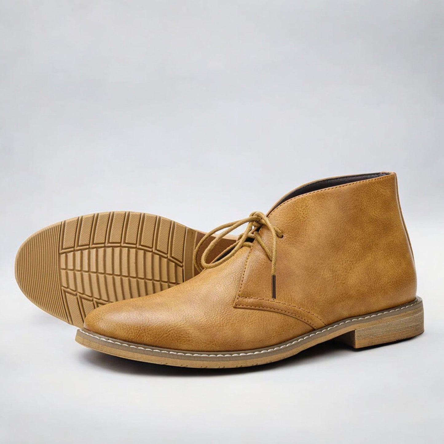 Henry - chukka boots i läder