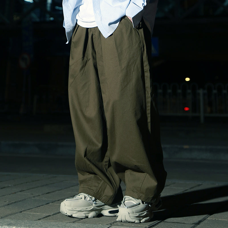Japanische Weite Hosen mit weitem Bein