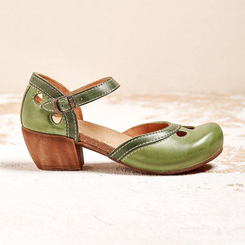 Celda - Bequeme Sandalen mit niedrigen Absätzen