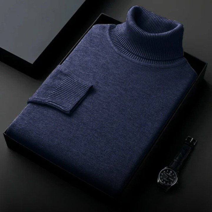 Leon - Rollkragenpullover aus Kaschmir
