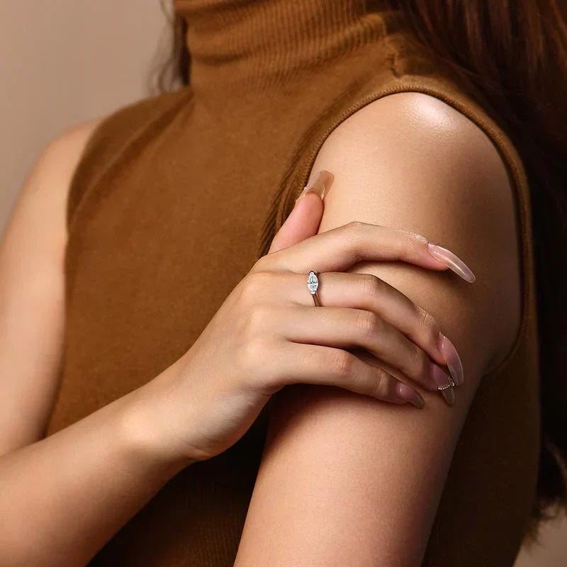 Hailey Playa Dünner Ring | 18k Gold