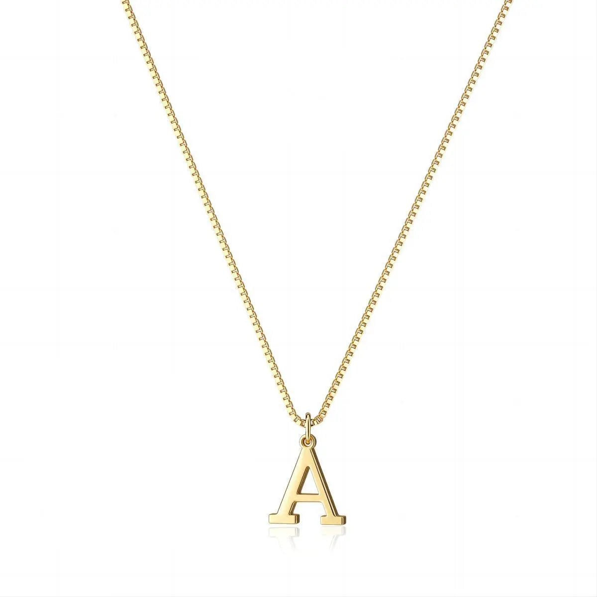 Halskette mit Liebesbrief-Initialen | 18k Gold