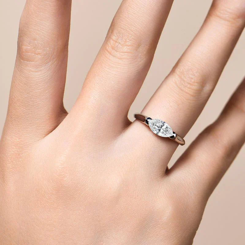 Hailey Playa Dünner Ring | 18k Gold