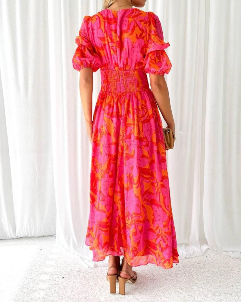 Rosa - Maxikleid rot
