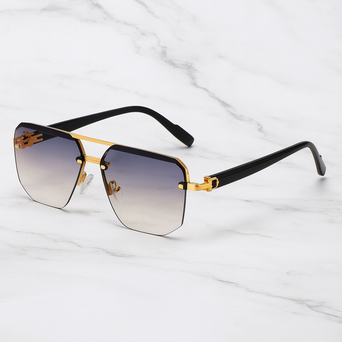 Jason – Übergroße halbrandlose Sonnenbrille