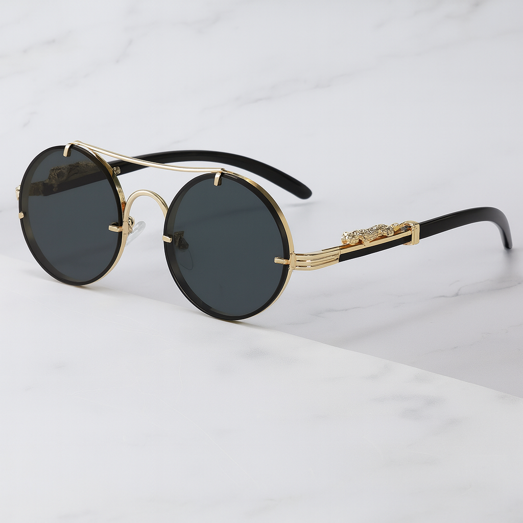 Dario - Vintage-Sonnenbrille mit doppelter Brücke