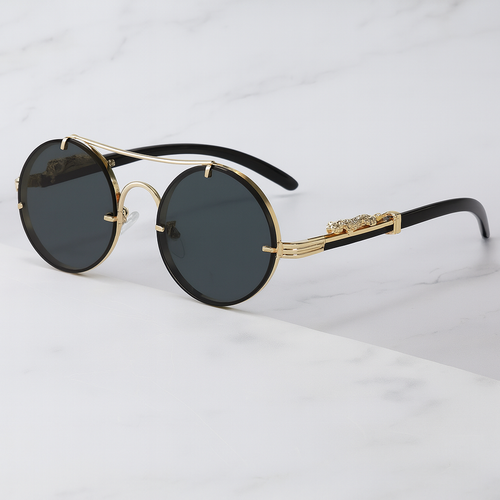 Dario - Vintage-Sonnenbrille mit doppelter Brücke