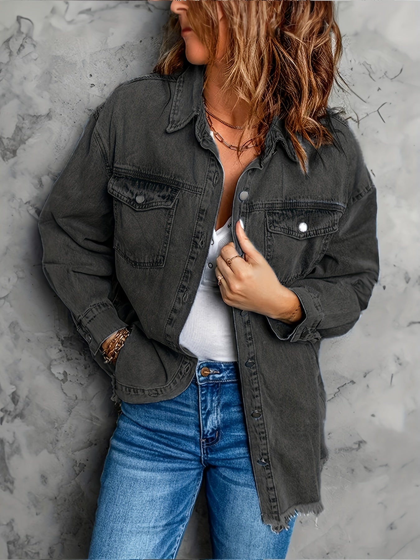 Gudula - Klassische Alltags-Jeansjacke