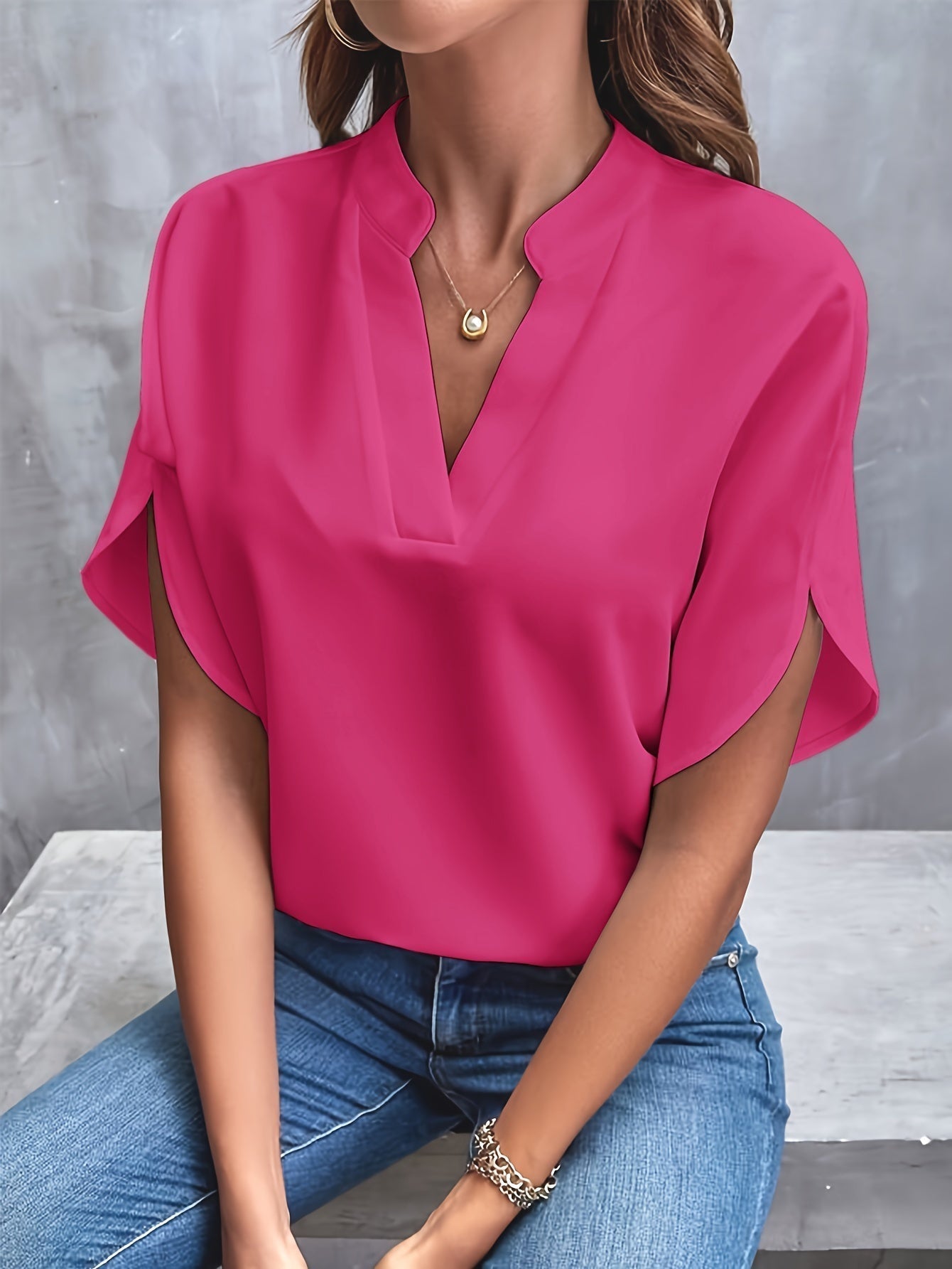 Mina - Elegante und luxuriöse Bluse