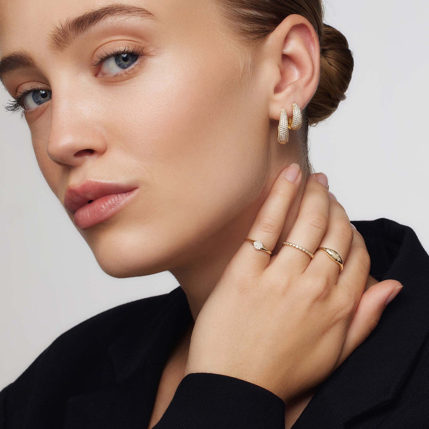 Diamant-Kuppelring | Gold 14k