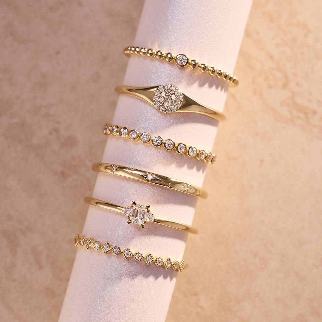 Diamant Wind Ring | Gold 14k