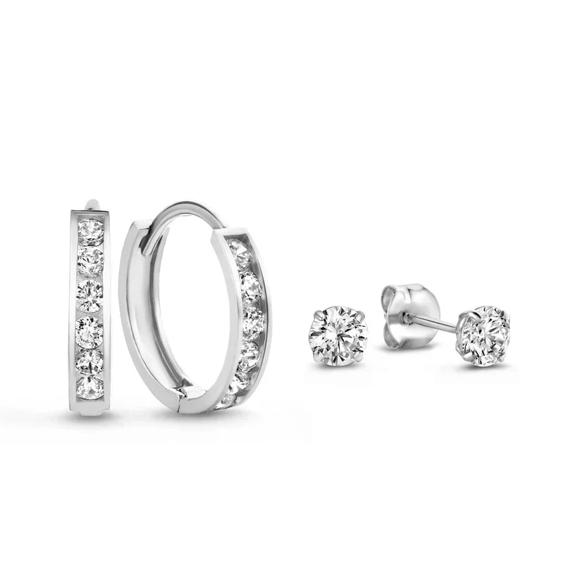 Dara Brillane Ohrringe Set | Gold 14k