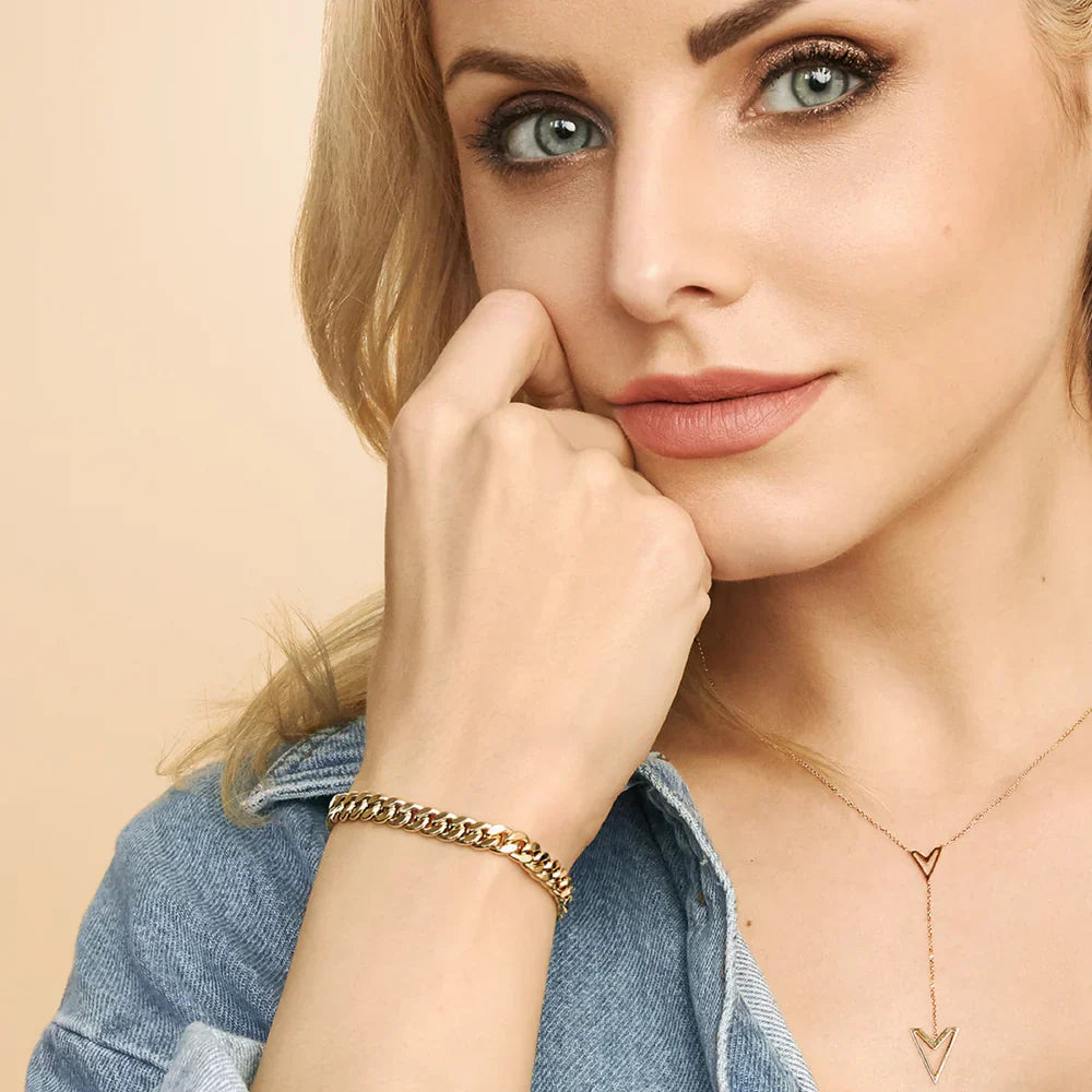 Eigenschaft Kubanisches Armband | Gold