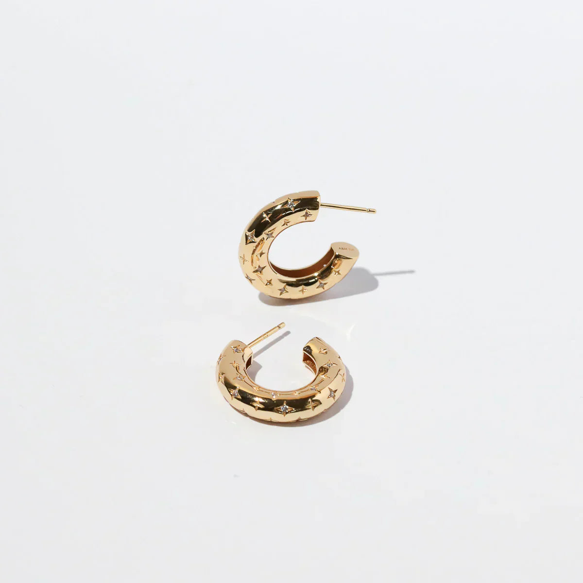 Cosmic Hoop-Ohrringe | Gold 16k