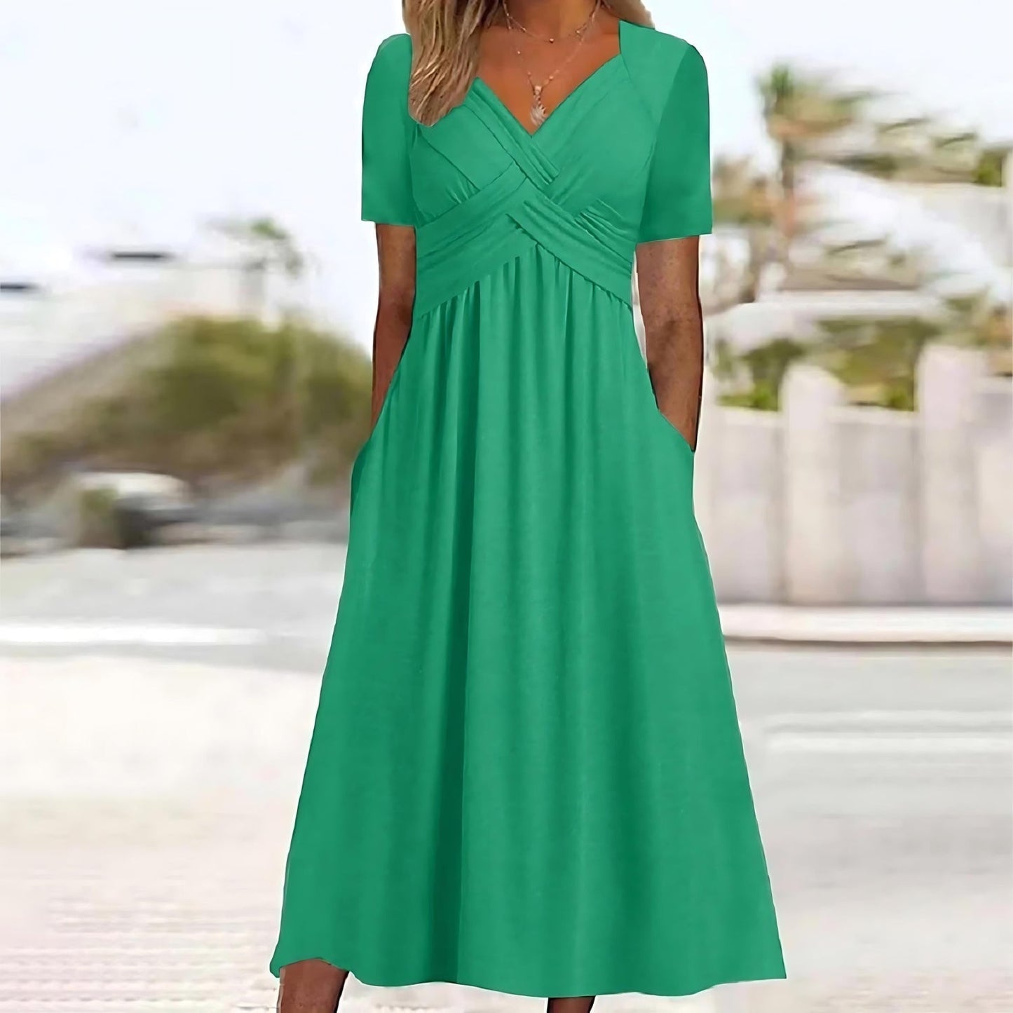 Birgitte - Lässiges Midikleid