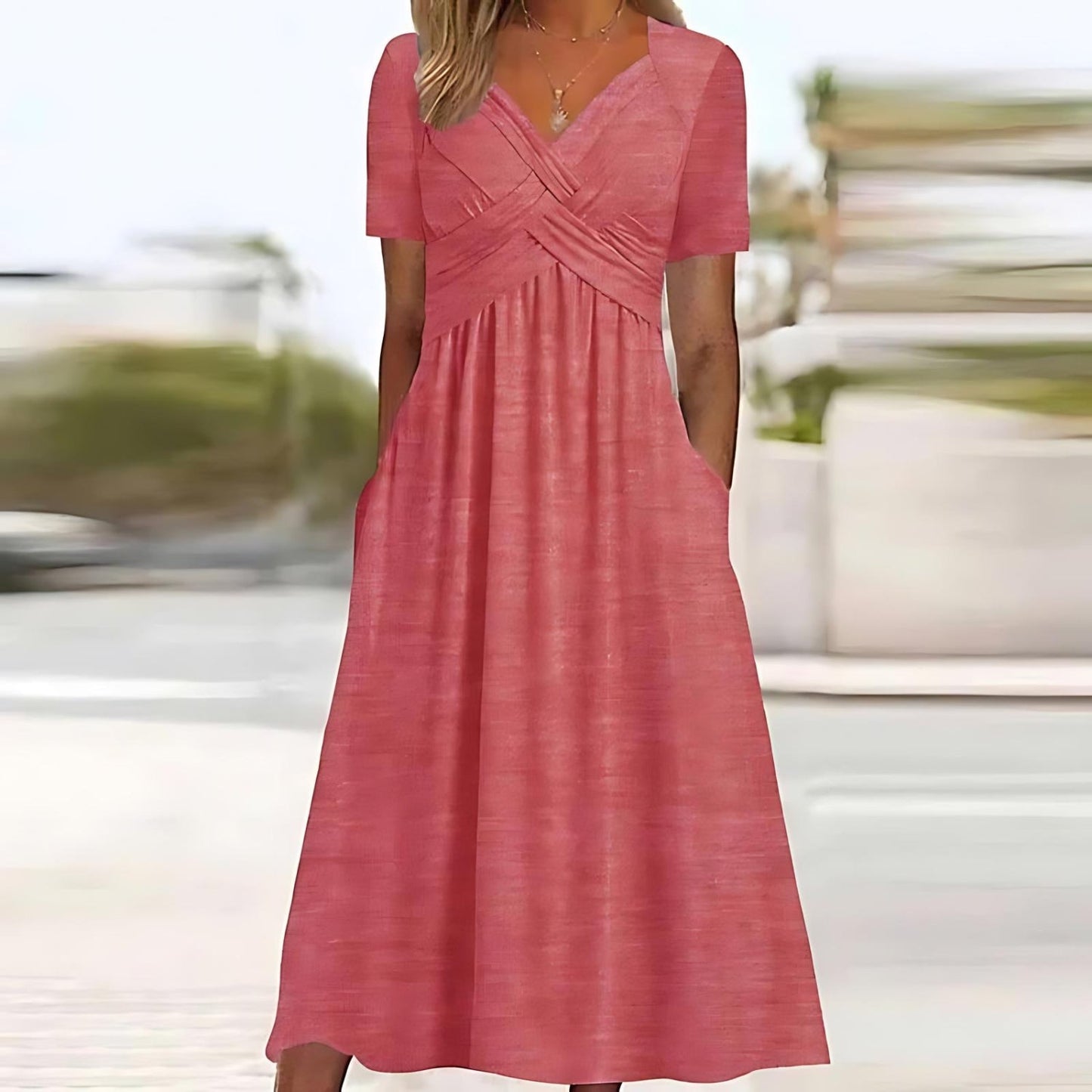 Birgitte - Lässiges Midikleid
