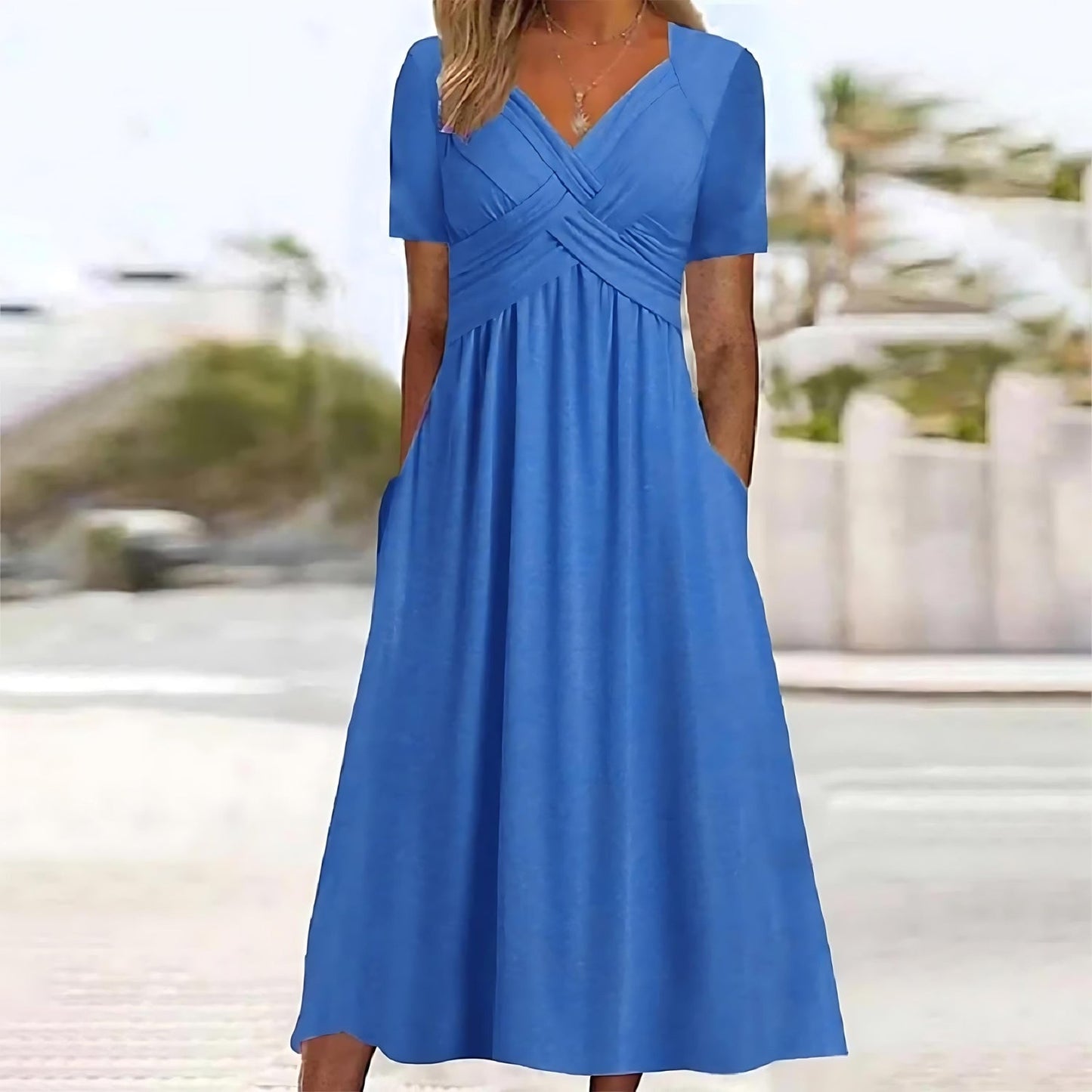 Birgitte - Lässiges Midikleid