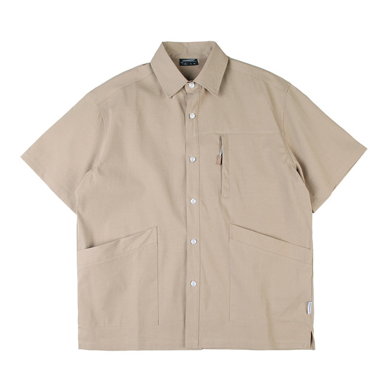 Sommer-Retro-Shirt mit kurzen Ärmeln