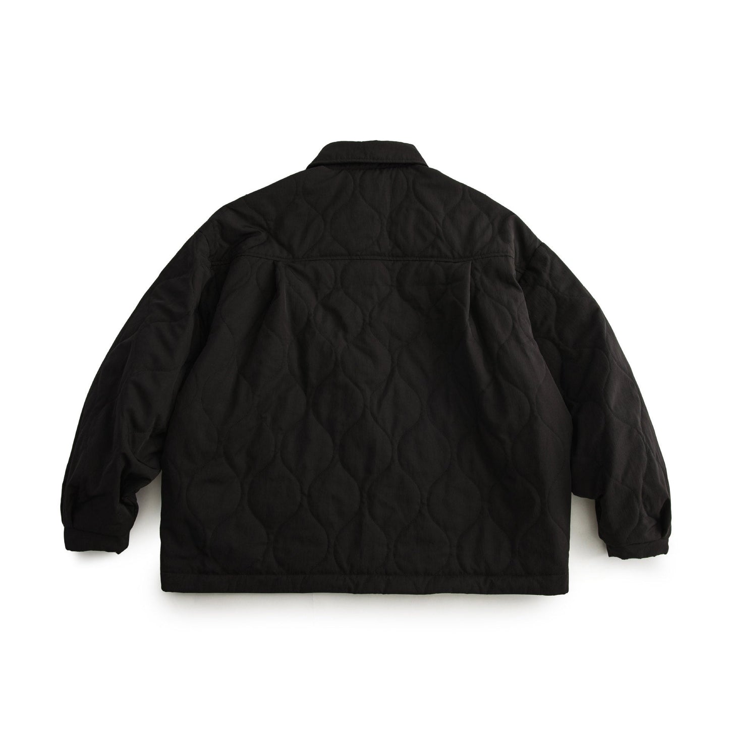 Gesteppte Jacke aus Baumwolle im Kürbishemd-Stil